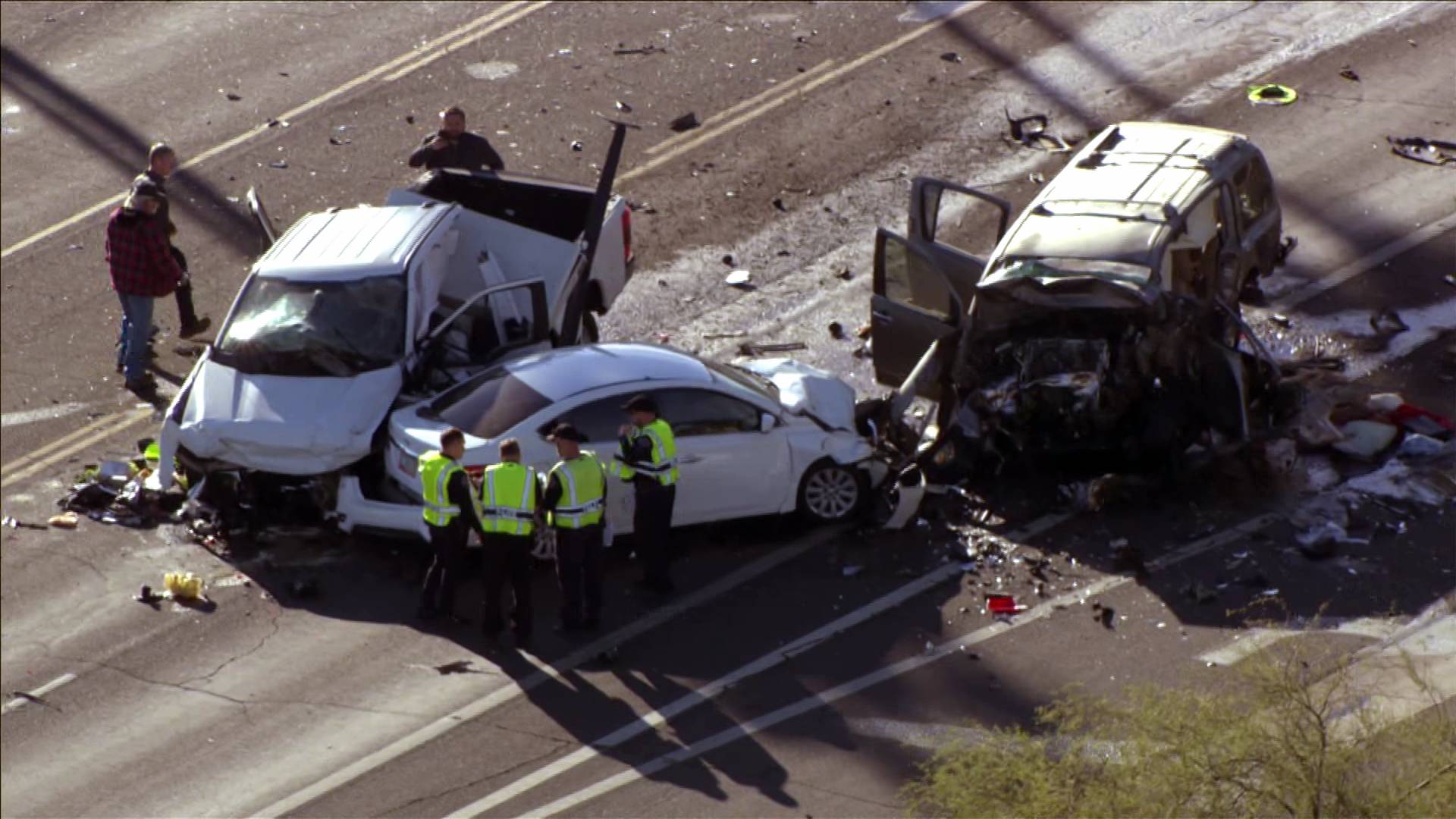 8-Year-Old Girl and 2 Men Dead After Stolen Truck Collides Head-on with SUV in Arizona