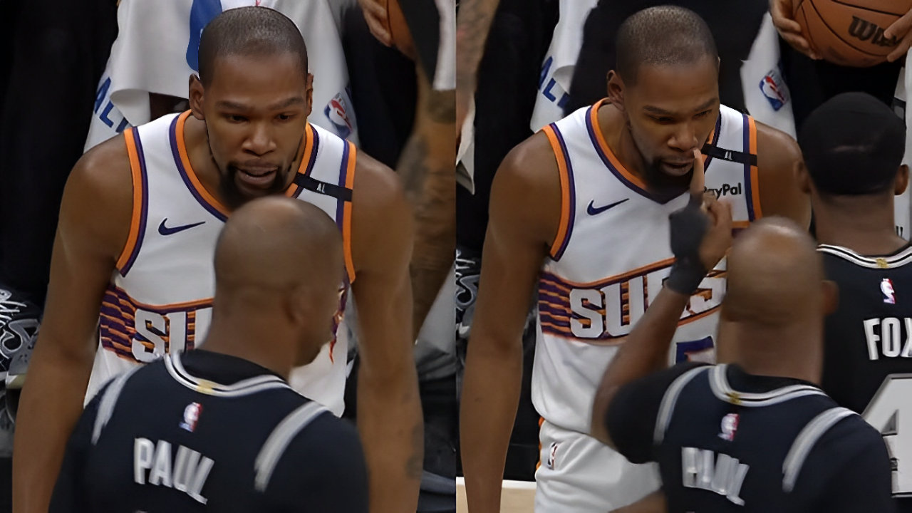 Kevin Durant and Chris Paul’s Heated Exchange Caught on Camera!