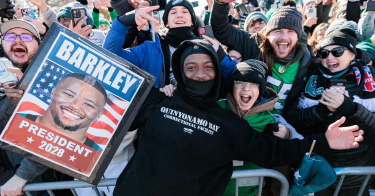 Eagles Fan Discovers Mysterious Jacket with Hidden Note at Super Bowl Parade