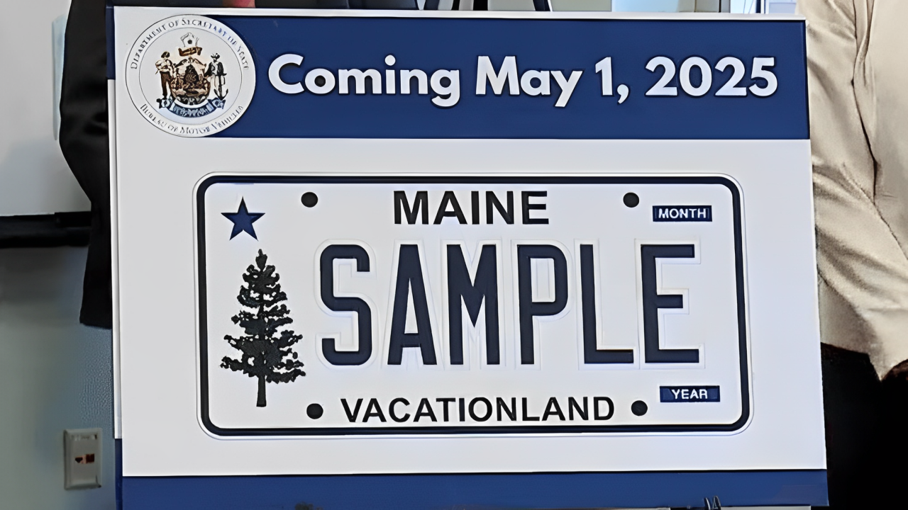 Maine’s New “Pine Tree” License Plates Set to Replace Chickadee Design Starting May 2025