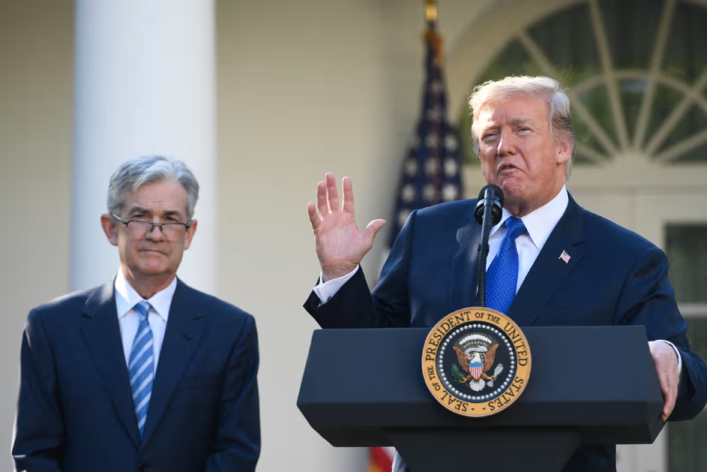 Donald Trump Meets Federal Reserve Chair Jerome Powell Amid Market Uncertainty