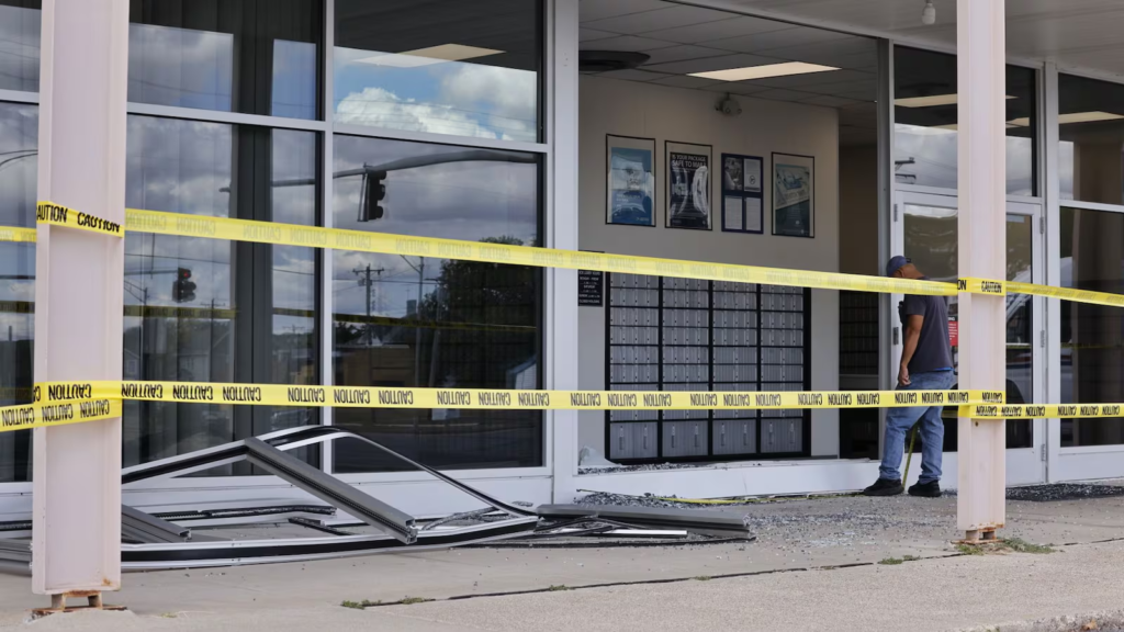 Shocking Crash: Car Smashes Into Middletown Post Office on Busy Route 35
