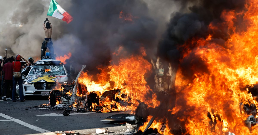 Live Updates: LA Riots Escalate with Looting as Newsom Confronts Homan