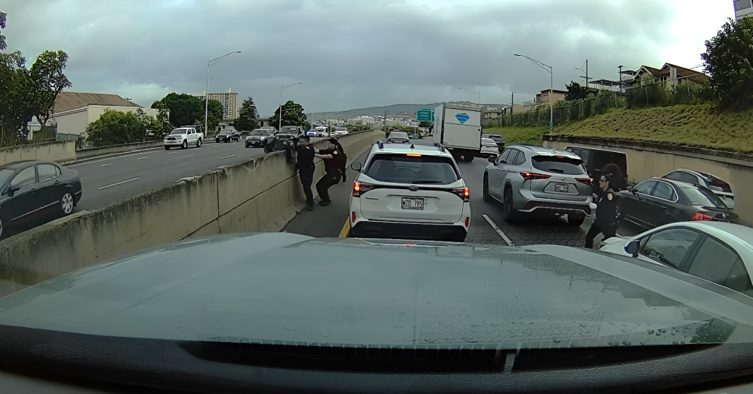 Breaking News: Honolulu Police Make Dramatic Arrest of Man Causing Havoc on H-1 Freeway!