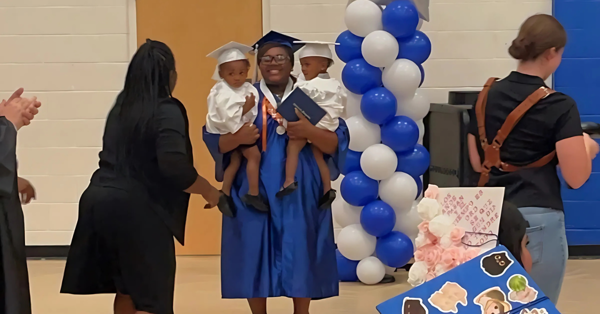 17-Year-Old Mom of Twins Overcomes Challenges to Graduate High School Early