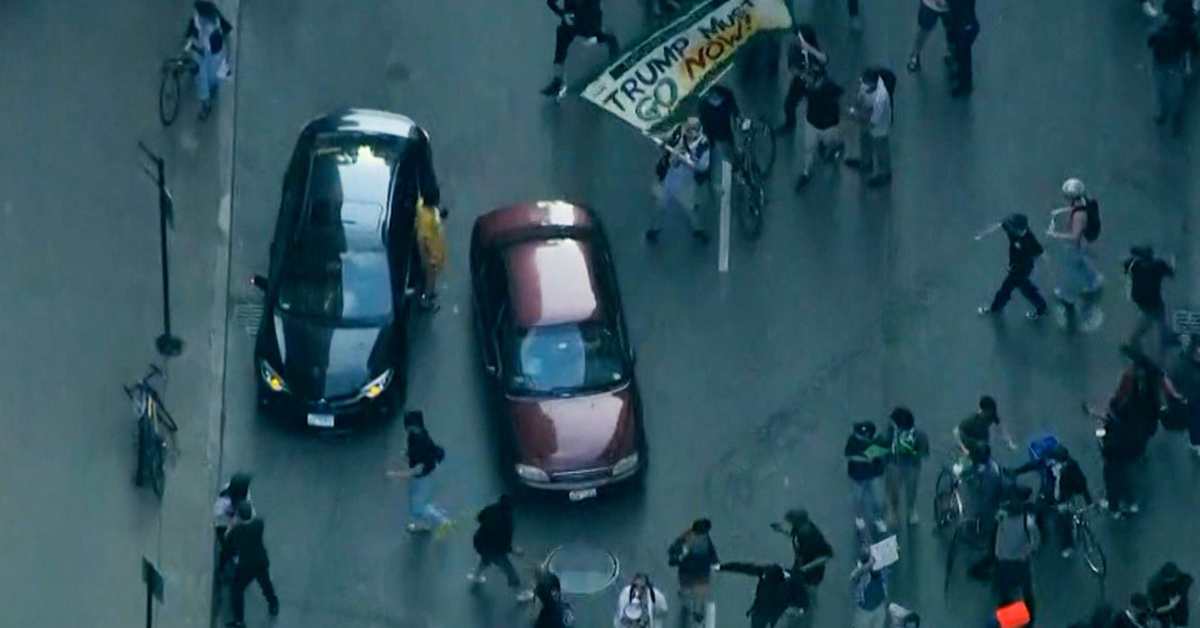 Shocking Video: Car Plows Through Protesters in Chicago, Raising Alarm