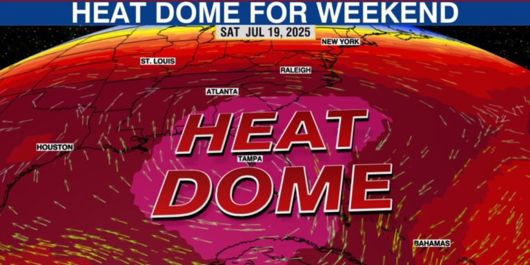 Florida Weekend Alert Intense Heat Dome to Bring Near-Record Temperatures Across Tampa