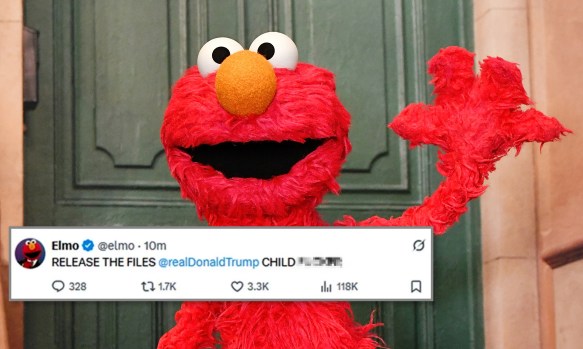 Elmo’s X account hacked to post antisemitic hate, call Trump a ‘child f–ker’